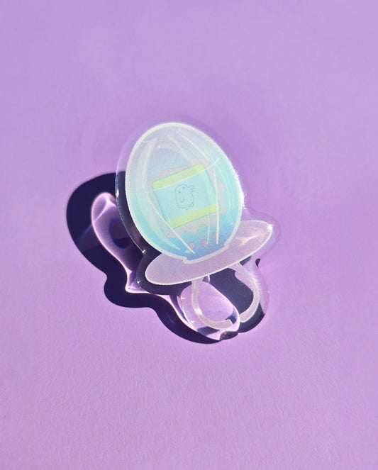 Tamagotchi Ring Pop (Galaxy) Pin